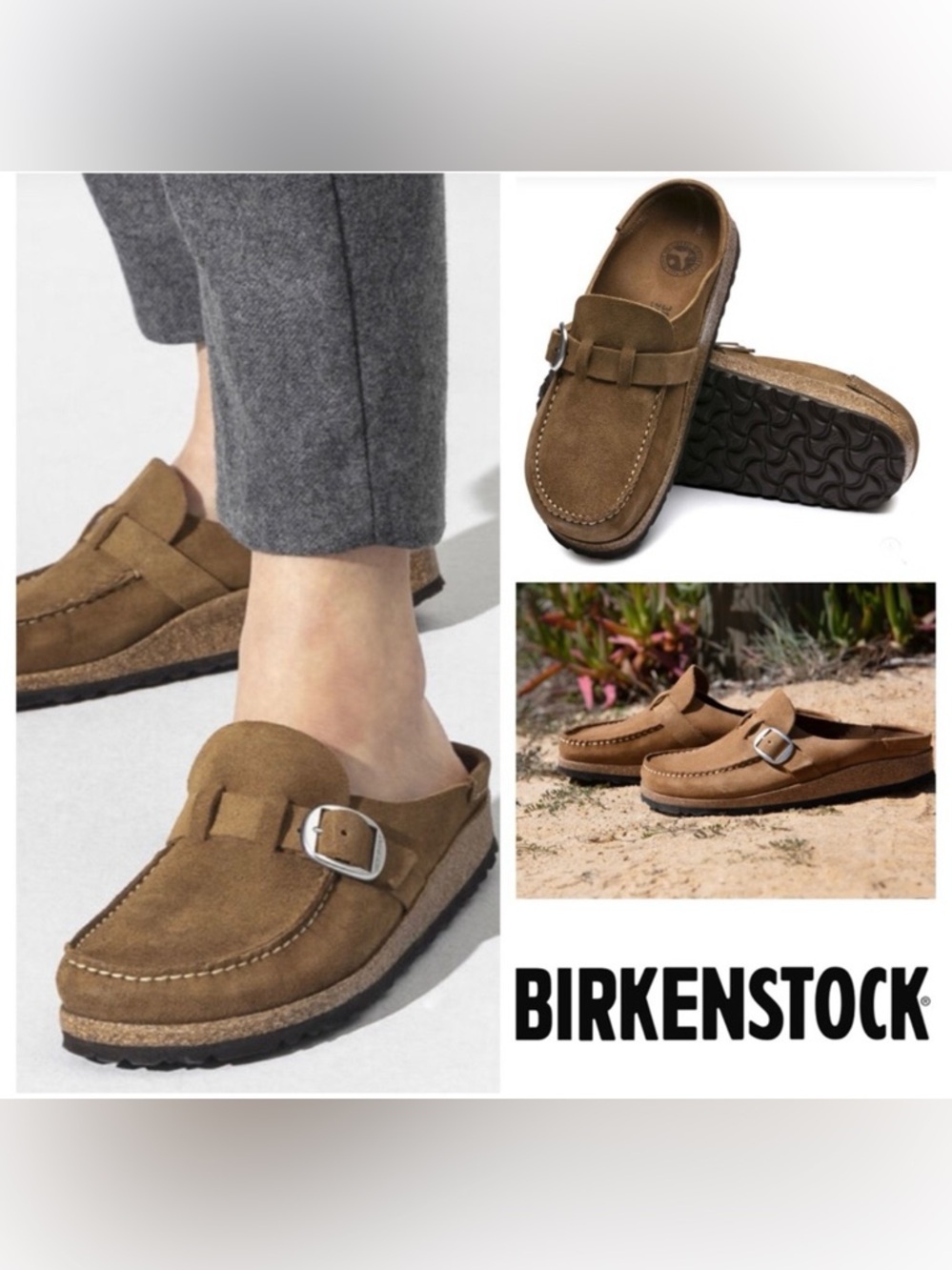 Birkenstock Women's Suede BuckleyTea